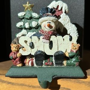 Snowman Stocking Hanger